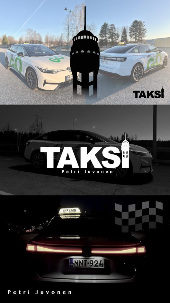 Taksi Petri Juvonen logosuunnittelu portfolio